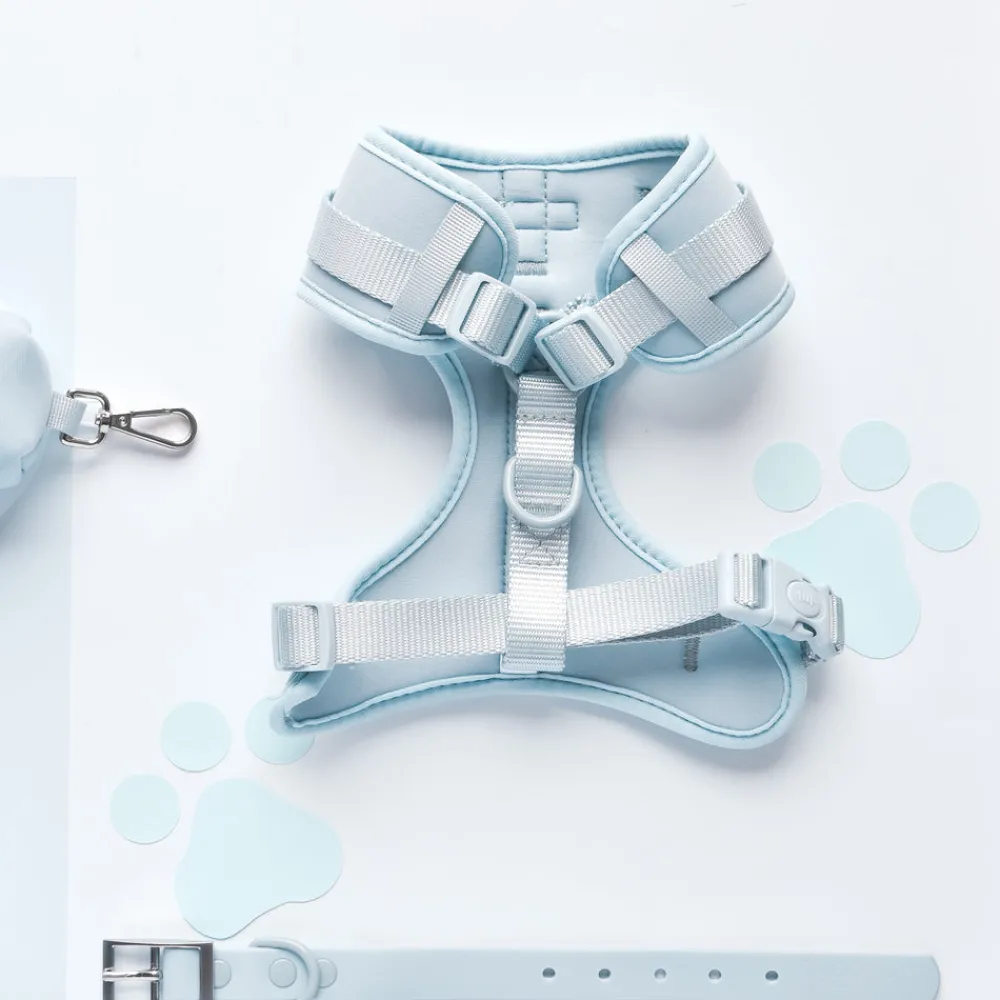 Cocopup Adjustable Neck Harnesses | Nakd D-Ring Harnesses-NAKD Adjustable Neck Harness - Bubblegum