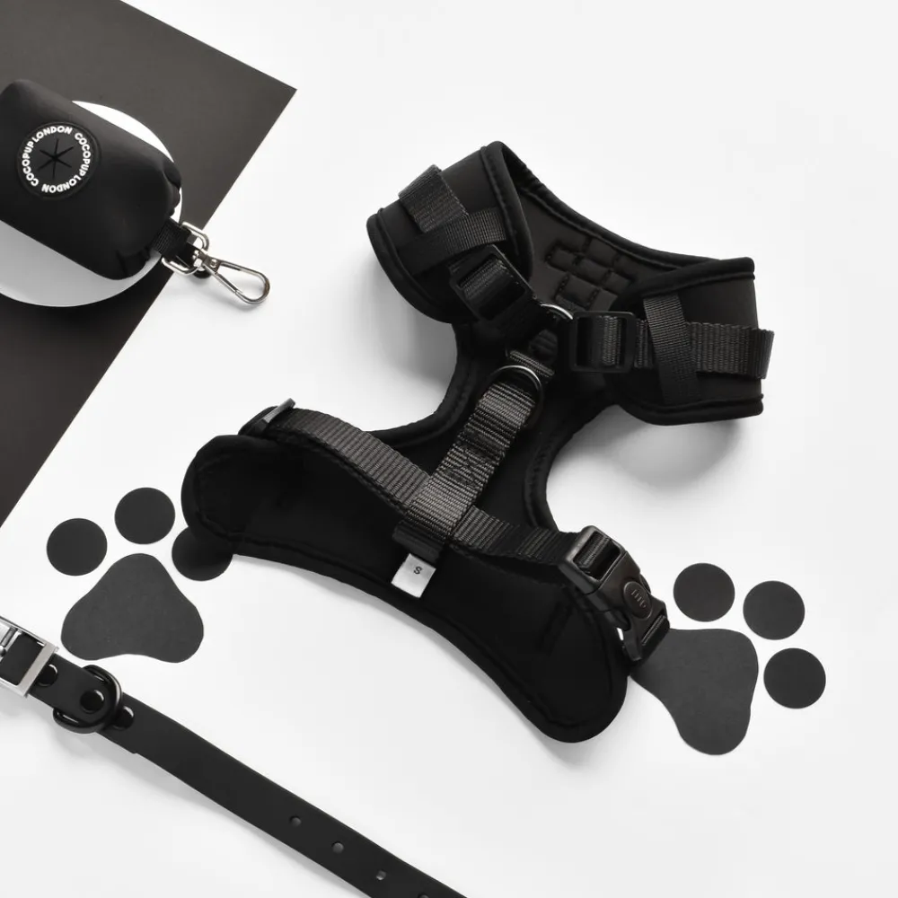 Cocopup Adjustable Neck Harnesses | Nakd D-Ring Harnesses-NAKD Adjustable Neck Harness - Liquorice