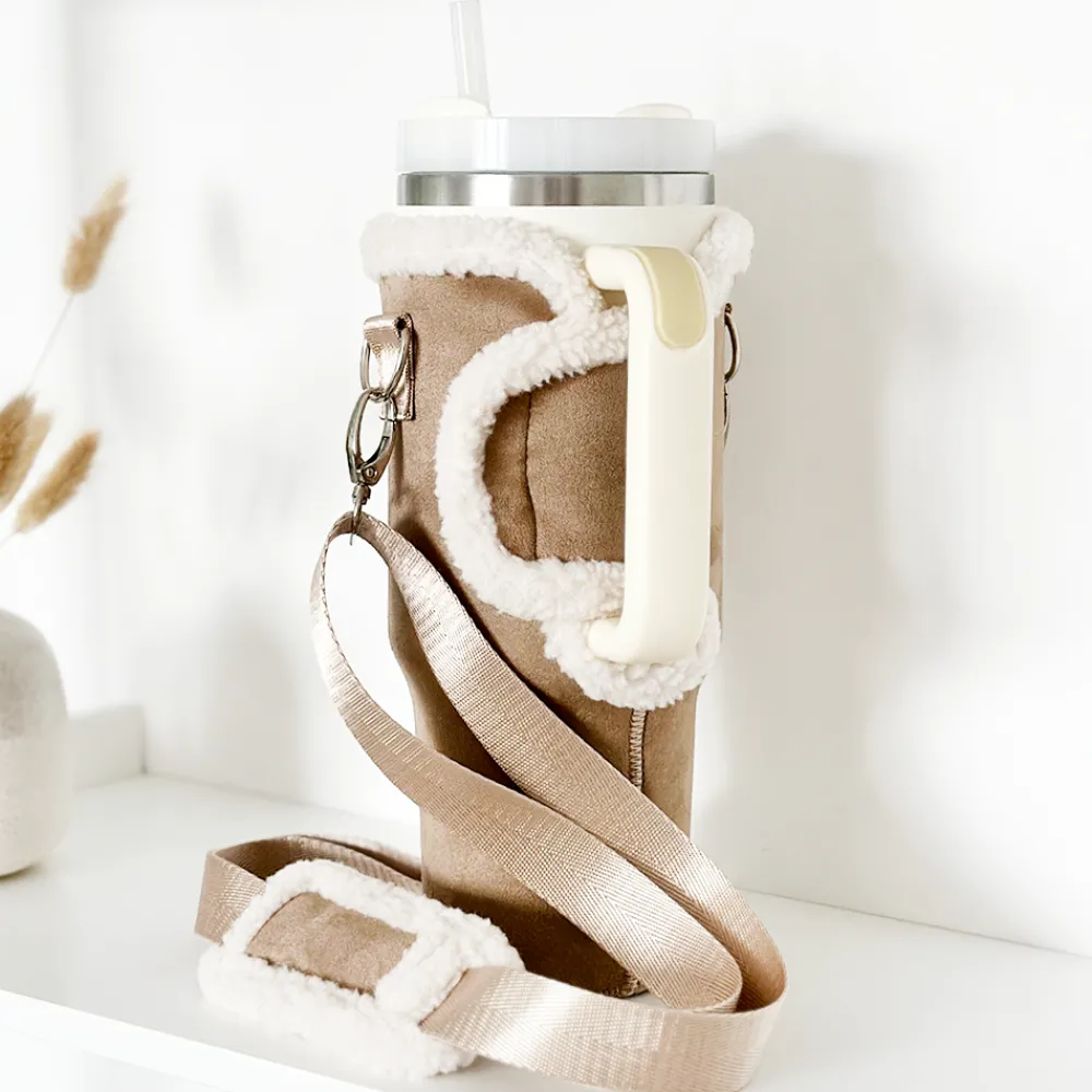 Cocopup Tumbler Carry Cases-Nude Aviator Tumbler Carry Case by Coconut Lane