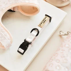 Cocopup Collars | Puppy Leads & Collars-Nude Chic Leopard COLLAR