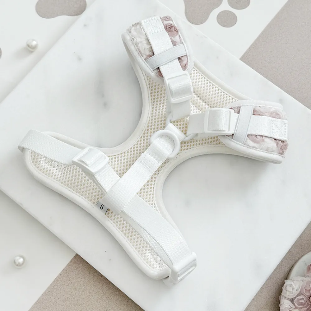Cocopup Special Occassion Harnesses ✨ | Adjustable Neck Harnesses-Pearly Pup Adjustable Neck HARNESS