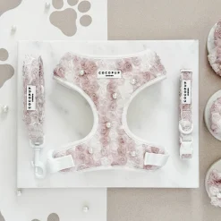 Cocopup Special Occassion Harnesses ✨ | Adjustable Neck Harnesses-Pearly Pup Adjustable Neck HARNESS