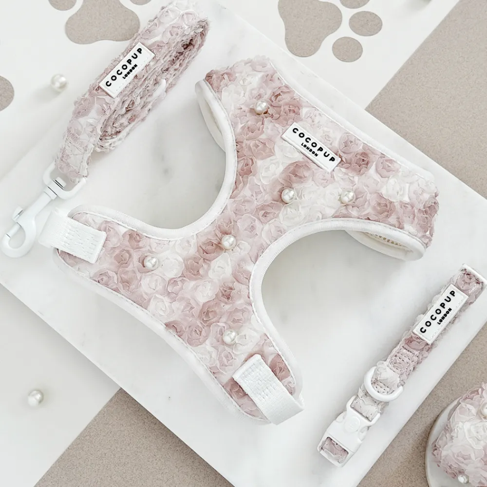 Cocopup Special Occassion Harnesses ✨ | Adjustable Neck Harnesses-Pearly Pup Adjustable Neck HARNESS