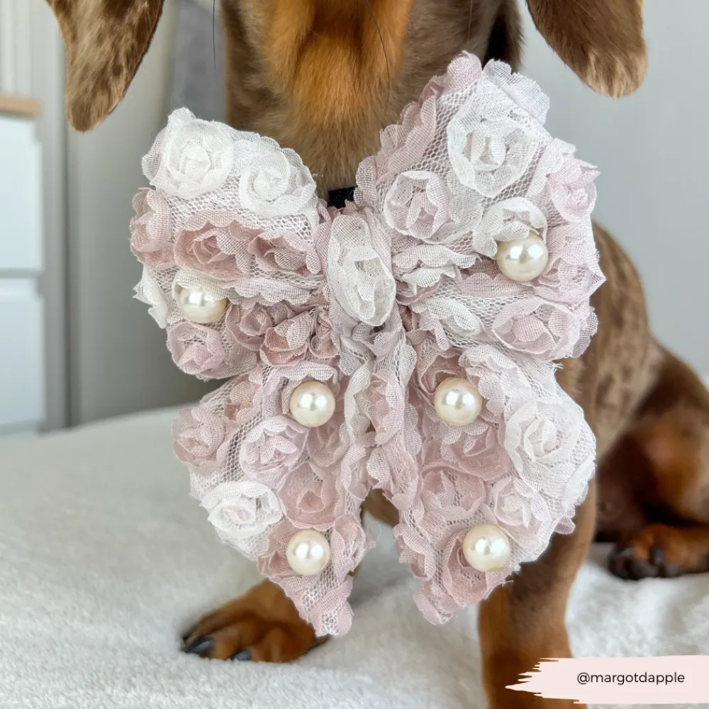 Cocopup Sailor Bow Ties-Pearly Pup Sailor Bow Tie