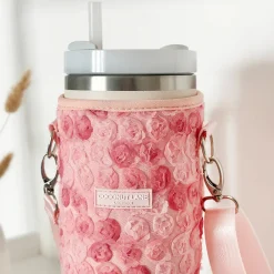 Cocopup Tumbler Carry Cases-Peony Pup Tumbler Carry Case by Coconut Lane
