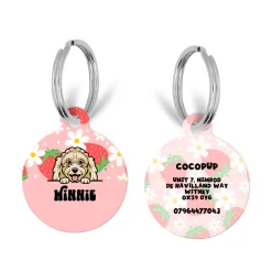 Cocopup Personalised Id Tags-Personalised Dog Cartoon ID Tag - Pupberry Fields