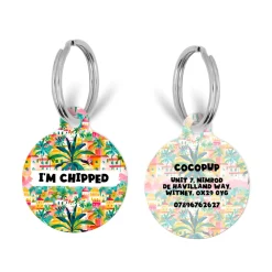 Cocopup Personalised Id Tags | Cat Id Tags-Personalised Text ID Tag - Portofino Pup
