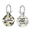 Cocopup Personalised Id Tags-Personalised Text ID Tag - Ivory Tort