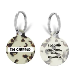 Cocopup Personalised Id Tags-Personalised Text ID Tag - Ivory Tort