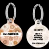 Cocopup Personalised Id Tags | Cat Id Tags-Personalised Text ID Tag - Groovy Florals