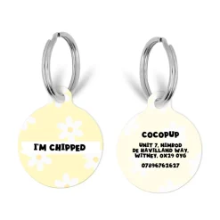 Cocopup Personalised Id Tags-Personalised Text ID Tag - Buttercup Pup