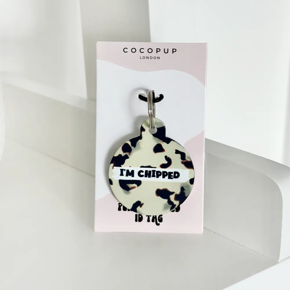 Cocopup Personalised Id Tags-Personalised Text ID Tag - Ivory Tort