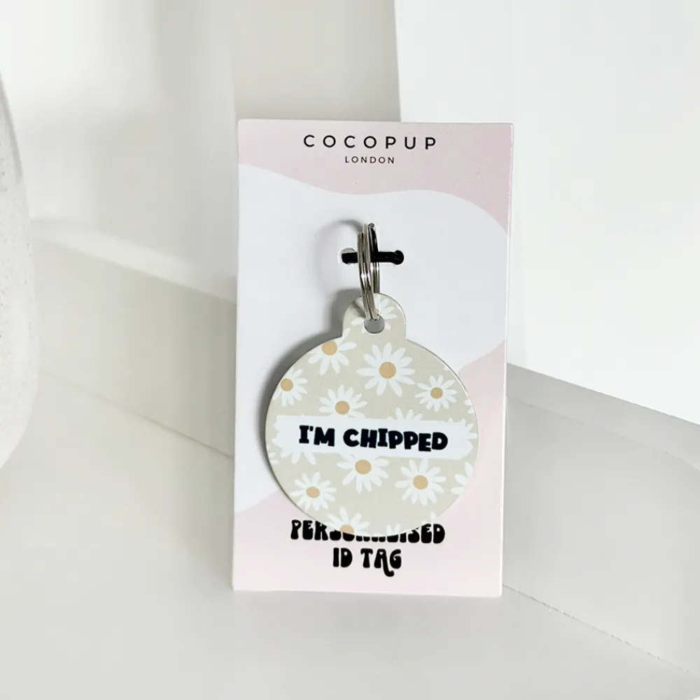 Cocopup Personalised Id Tags-Personalised Text ID Tag - Daisy Chain