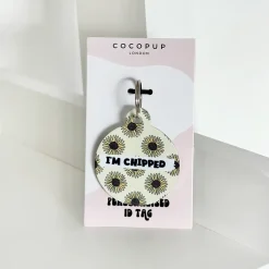 Cocopup Personalised Id Tags-Personalised Text ID Tag - Sunflowers
