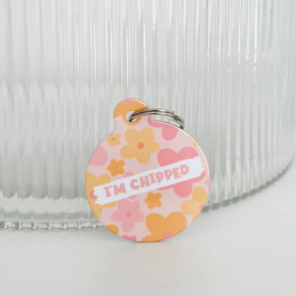 Cocopup Personalised Id Tags-Personalised Text ID Tag - Summer Bloom