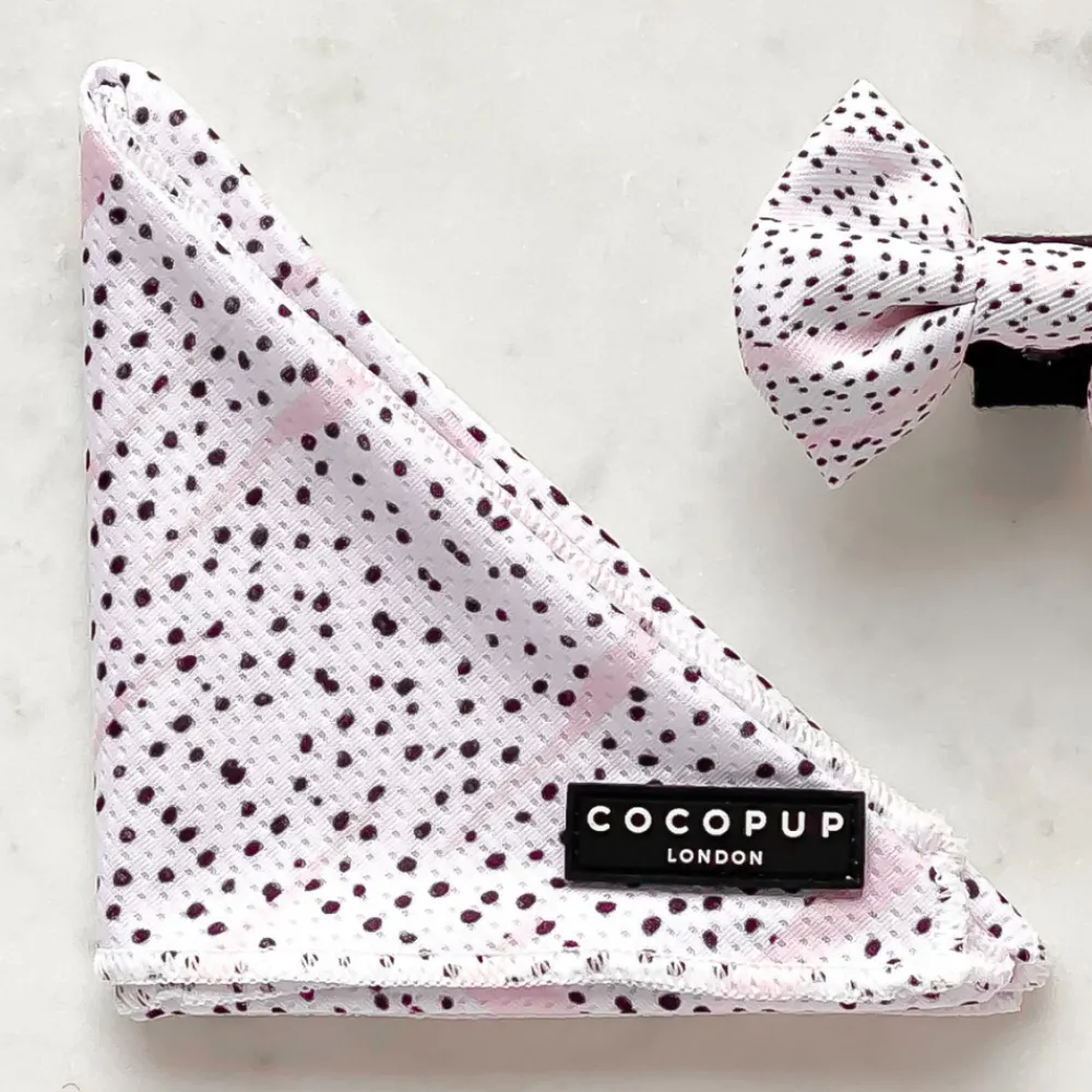 Cocopup Bandanas-Pink Dalmatian Bandana