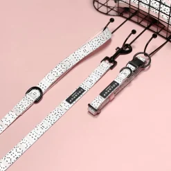 Cocopup Leads | Puppy Leads & Collars-Pink Dalmatian Lead - Puppy