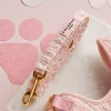 Cocopup Leads-Pink Textured Tweed Lead