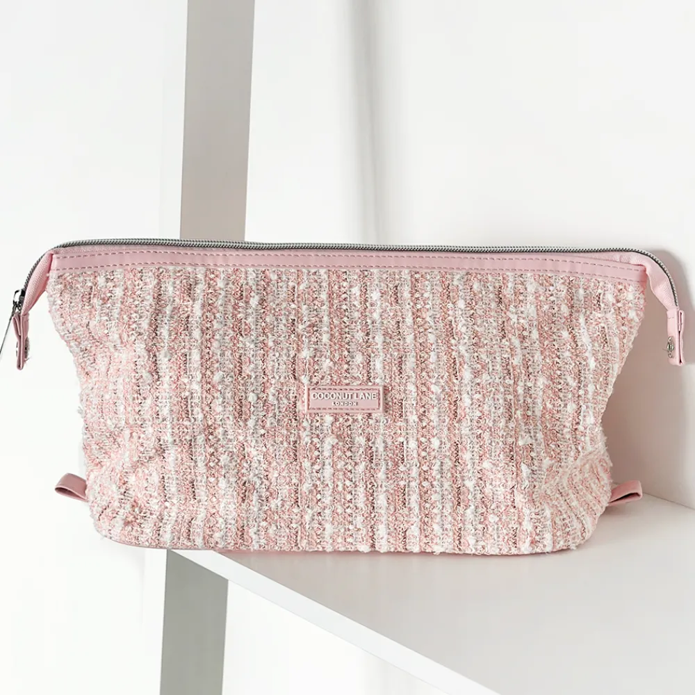 Cocopup Magic Lifestyle Pouch-Pink Textured Tweed Magic Lifestyle Pouch - By Coconut Lane