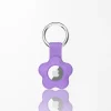 Cocopup Airtag Cases-Purple Flower Silicone AirTag Case by Coconut Lane