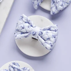 Cocopup Bow Ties-Quilted Ditsy Floral Periwinkle Bow Tie