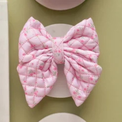 Cocopup Sailor Bow Ties-Quilted Ditsy Floral Pink Sailor Bow Tie