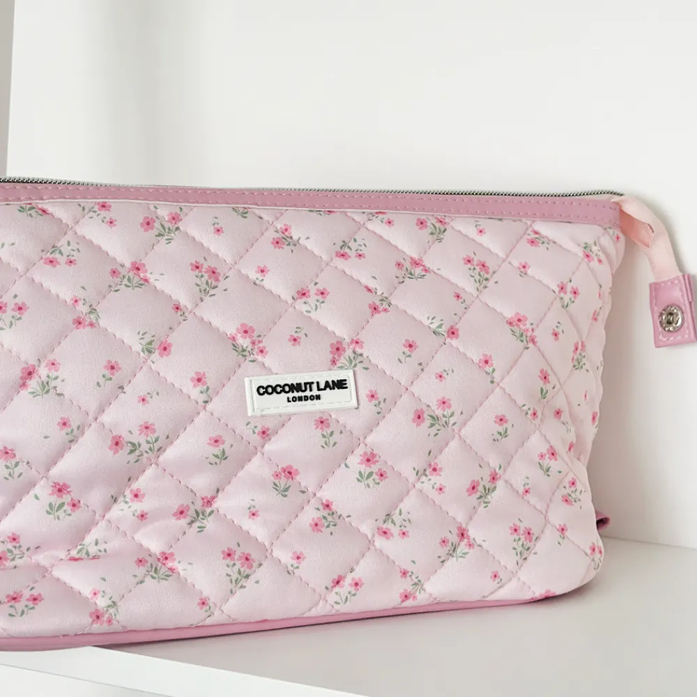 Cocopup Magic Lifestyle Pouch-Quilted Ditsy Floral Pink Magic Lifestyle Pouch - By Coconut Lane
