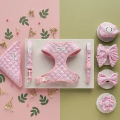 Cocopup Bandanas-Quilted Ditsy Floral Pink Bandana