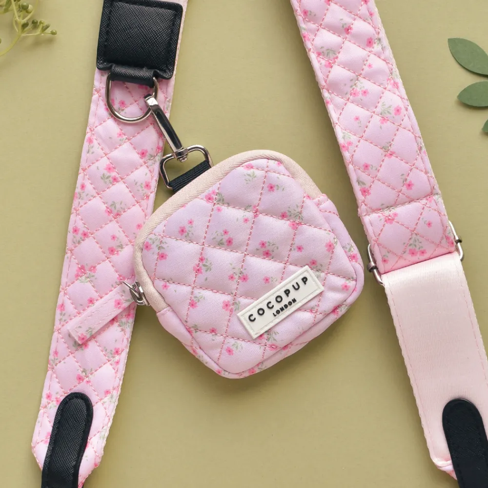 Cocopup Classic Bag Bundles-Quilted Ditsy Floral Pink Dog Walking Bag Bundle - Quilted Ditsy Floral Pink