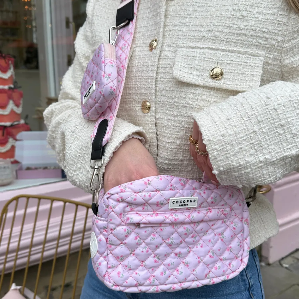 Cocopup Classic Bag Bundles-Quilted Ditsy Floral Pink Dog Walking Bag Bundle - Quilted Ditsy Floral Pink