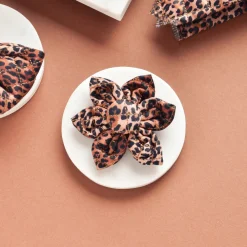 Cocopup Collar Flowers-Quilted Leopard Pup Collar Flower