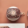 Cocopup Poop Bag Holders | Poop Bag Holders-Quilted Leopard Pup Poop Bag Holder