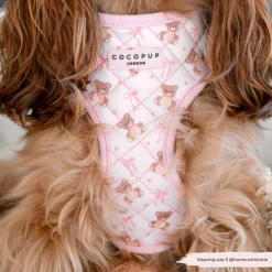 Cocopup Adjustable Neck Harnesses-Quilted Thea Teddy Adjustable Neck HARNESS