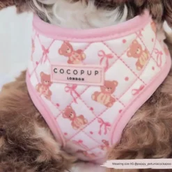 Cocopup Adjustable Neck Harnesses-Quilted Thea Teddy Adjustable Neck HARNESS