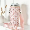 Cocopup Tumbler Carry Cases-Quilted Thea Teddy Tumbler Carry Case by Coconut Lan