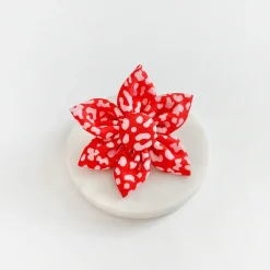 Cocopup Collar Flowers-Red & Pink Leopard Collar Flower