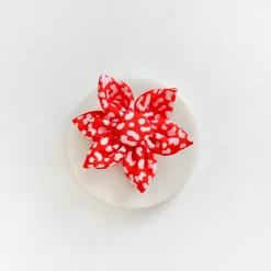 Cocopup Collar Flowers-Red & Pink Leopard Collar Flower