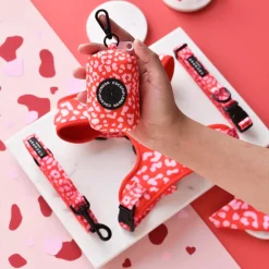 Cocopup Poop Bag Holders | Poop Bag Holders-Red & Pink Leopard Poop Bag Holder