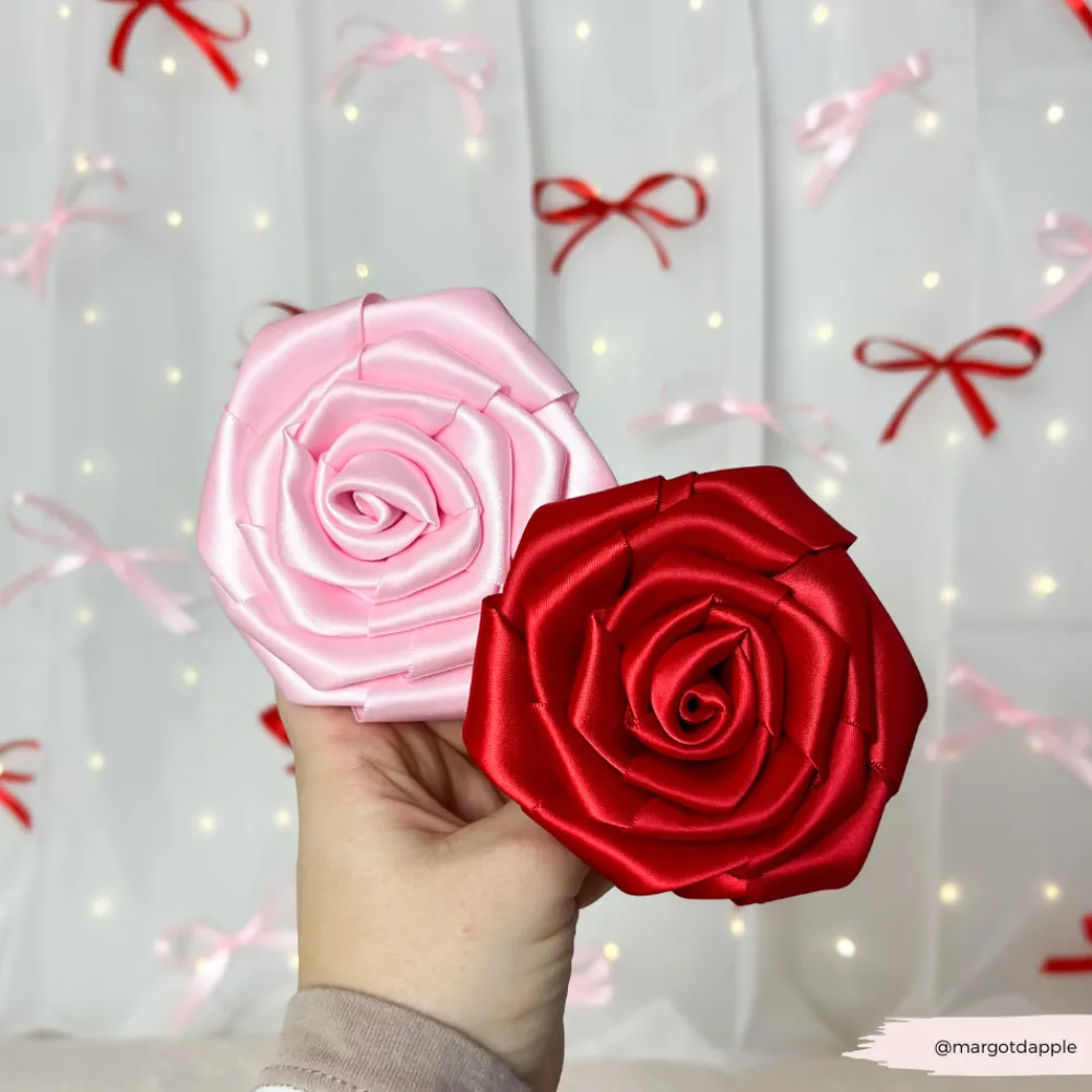 Cocopup Collar Flowers-Red Rose Collar Flower