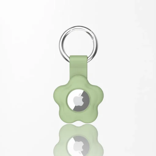 Cocopup Airtag Cases-Sage Flower Silicone AirTag Case by Coconut Lane