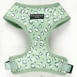 Cocopup Adjustable Neck Harnesses-Sage Leopard Adjustable Neck HARNESS