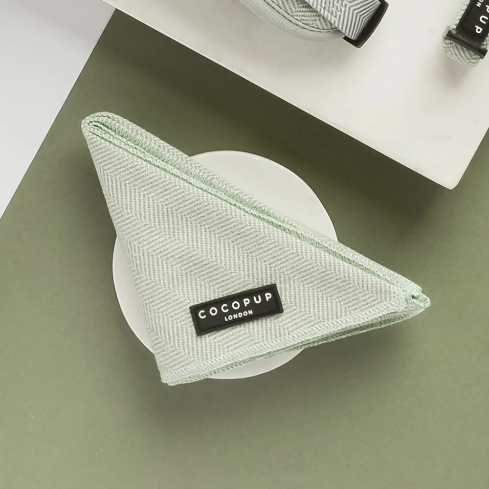 Cocopup Bandanas-Sage Tweed Bandana
