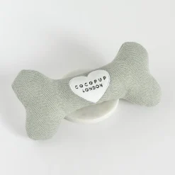 Cocopup Bone Toys 🦴-Sage Tweed Bone Toy
