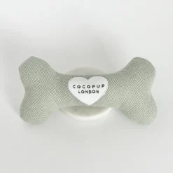 Cocopup Bone Toys 🦴-Sage Tweed Bone Toy