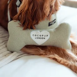 Cocopup Bone Toys 🦴-Sage Tweed Bone Toy