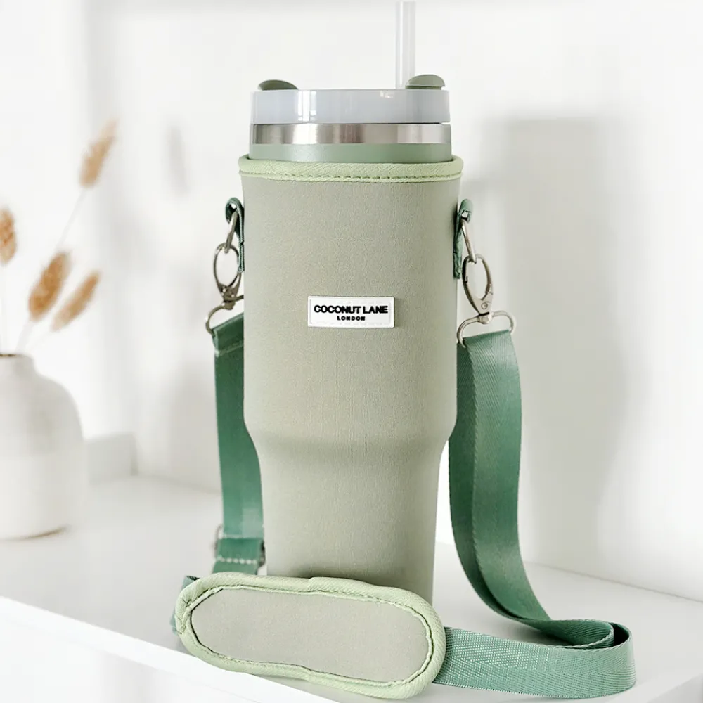 Cocopup Tumbler Carry Cases-Soft Sage Tumbler Carry Case by Coconut Lane