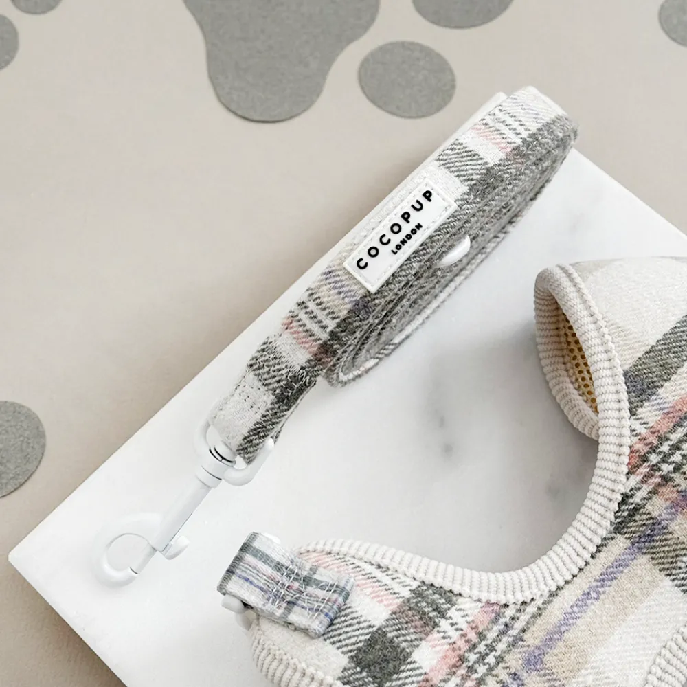 Cocopup Adjustable Harness Bundles-Spring Plaid Adjustable Neck Harness, Lead & Collar Bundle