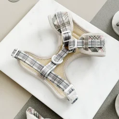 Cocopup Adjustable Neck Harnesses-Spring Plaid Adjustable Neck HARNESS