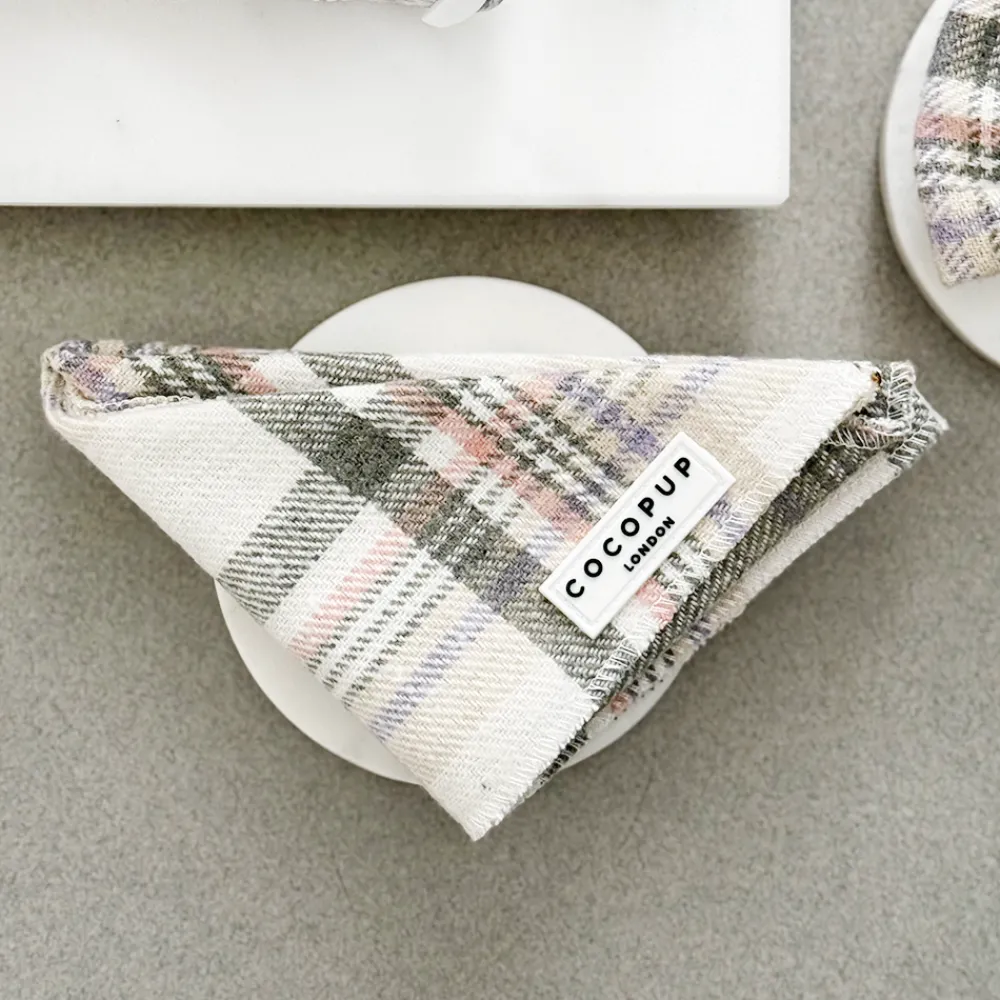 Cocopup Bandanas-Spring Plaid Bandana
