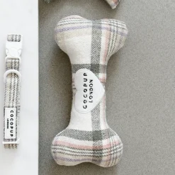 Cocopup Bone Toys 🦴-Spring Plaid Bone Toy